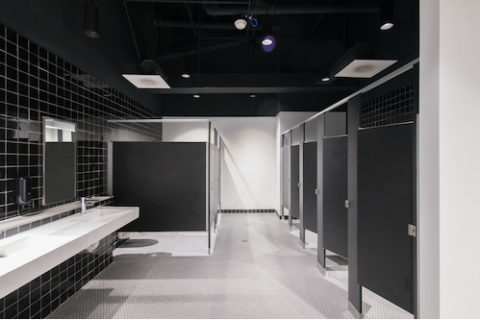 Dark Toilet Partitions For Stadiums - Holman, Inc.